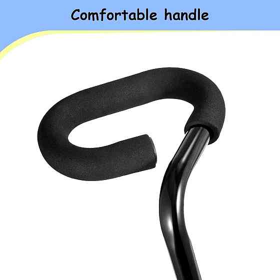 Ручка-держатель для обучения езде на детском велосипеде толкатель для балансировки беговела алюминиевый черный Киев