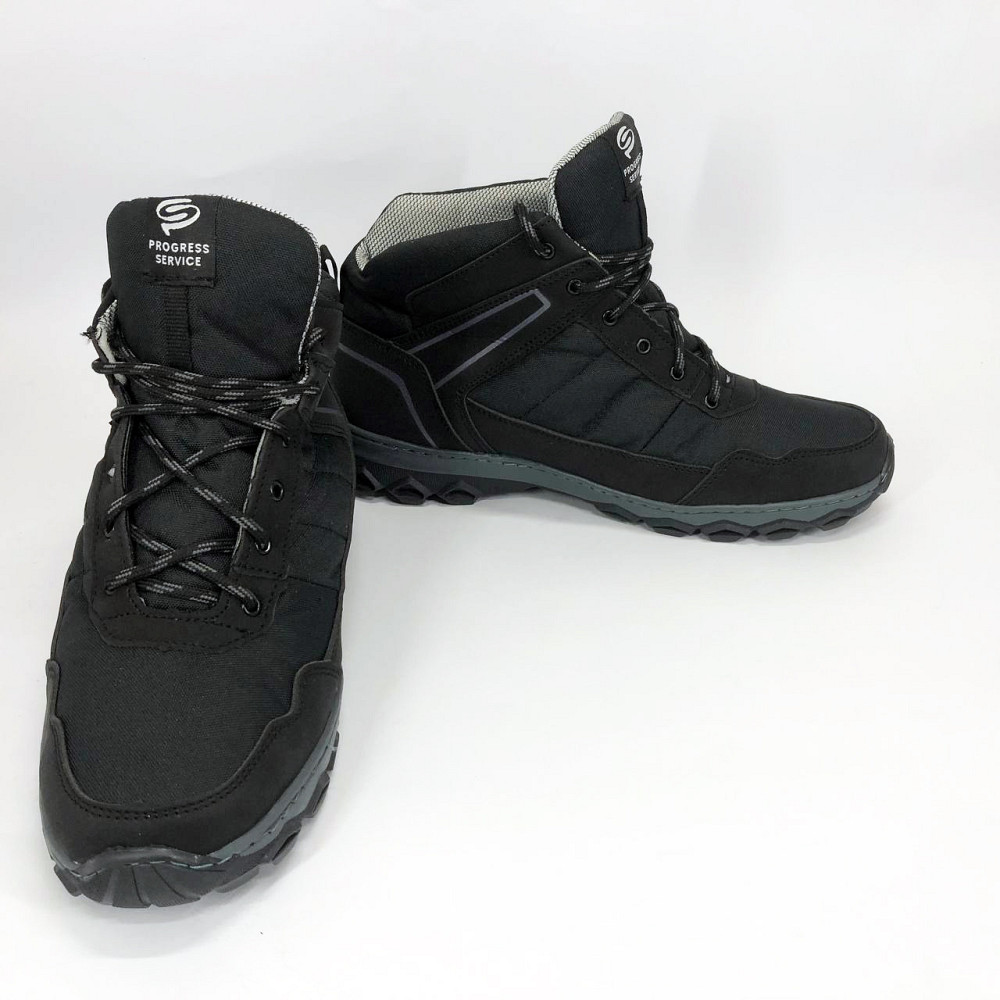 Черевики кросівки хутро, Повсякденні осінні чоловічі кросівки чоловічі утеплені хутром MA-22 Львів - фото 7