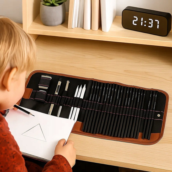 Набор инструментов для черчения 29 предметов с чехлом Maaleo (26134) Нововолынск - изображение 9