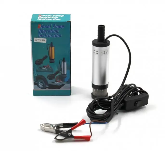 Погружной электрический насос для перекачки дизельного топлива 12V от прикуривателя Коломыя - изображение 1
