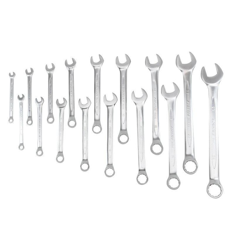 Набір ключів комбінованих 16пр. (6-19, 17,22, 24мм) в металевому кейсі PATRON P-5161 Одесса - изображение 4