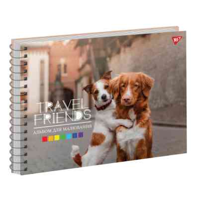 Альбом для малювання Yes А4 30 Спіраль Travel friends (130571) Вінниця