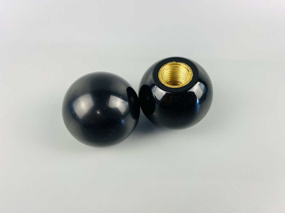 Наконечник важеля універсальний М16, D50 (шар чорний), латунна втулка різь внутрішня М16 Мукачево - фото 7