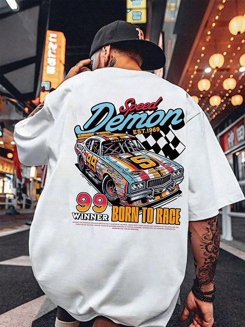 Футболка мужская с принтом  46 Белая 2664090982 Днепр - изображение 1