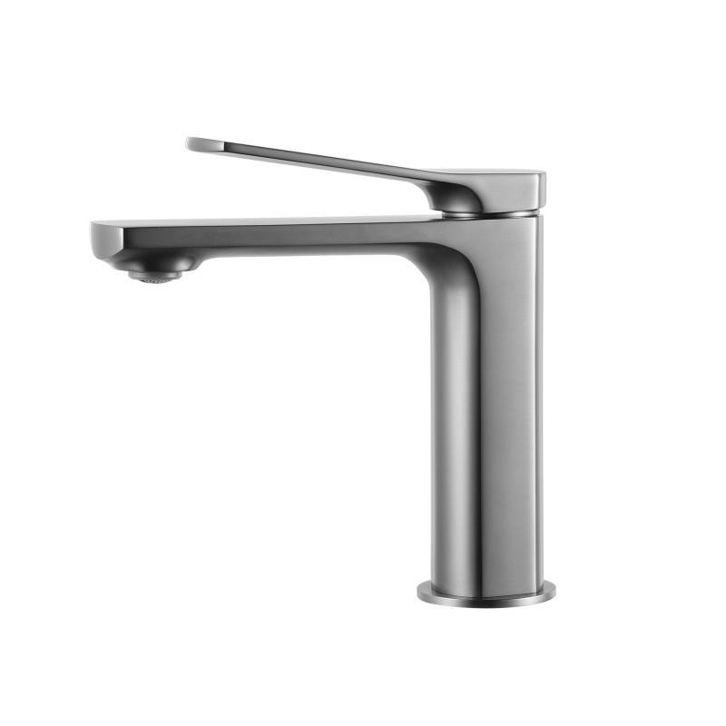 Смеситель для раковины Qtap Slavonice QTSLA270GMB45924 Gunmetal Black PVD графит Киев - изображение 2