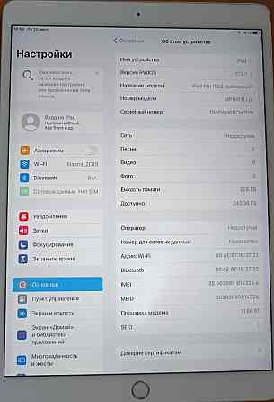 Планшет: iPad 10.5
