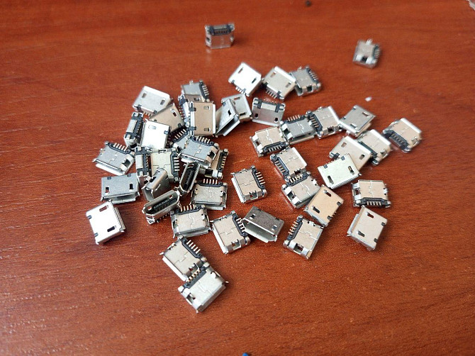 Гнездо micro USB , монтажное Полтава - изображение 1