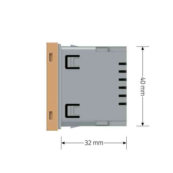 LIVOLO Механізм світильник для сходів підлоги, золотий, 2700K, 220В, 0.35Вт Livolo (VL-FCL1-2AP Киев