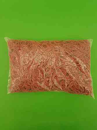 Резинка для денег фиксирующая  №20 ( красная)*1,2мм  1 кг 