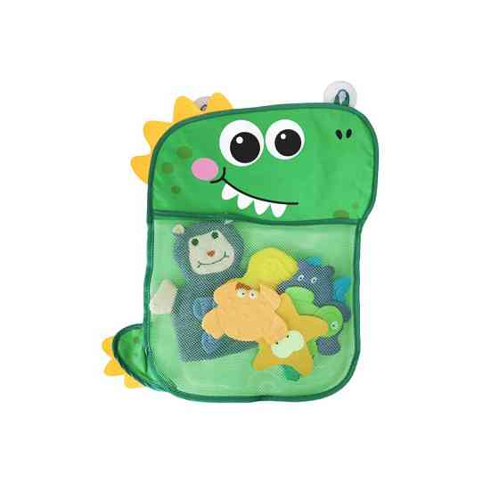 Органайзер для іграшок у ванну "Динозавр" MGZ-0928 зелений Вінниця