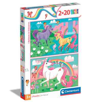 Пазл Clementoni I Believe in Unicorns 2 шт по 20 елементів (24754) Вінниця