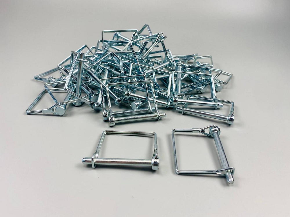 Палець із капелюшком стопорний 6х60 + блокувальний чек прямокутник Мукачево - фото 8