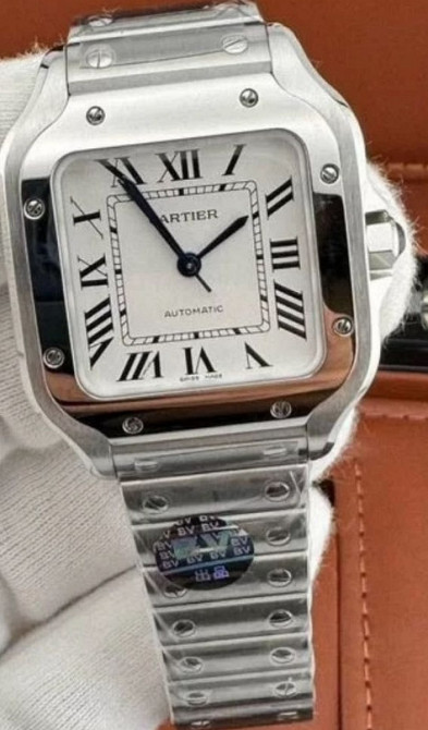 Чоловічий наручний годинник Cartier Santos 40mm. Київ - фото 7