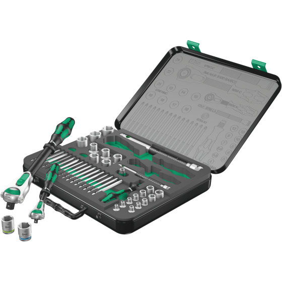 Набір інструментів 1/4", 1/2", 43 од., Wera Zyklop Speed 8100 SA/SC 2 (05160785001) Одеса