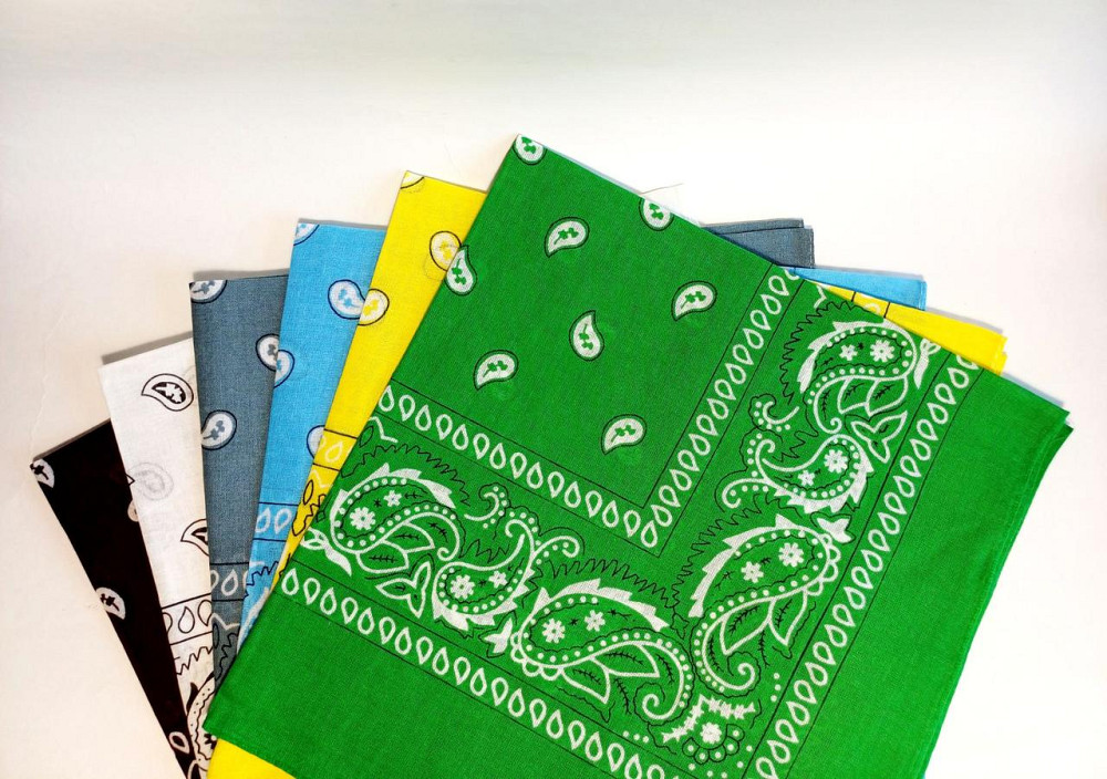 Бандана на голову хлопковая микс 6 шт Киев - изображение 1