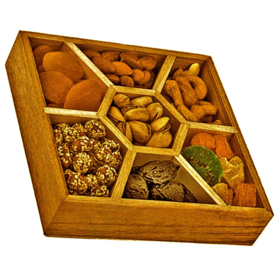 Менажниця дерев'яна "Дісані" охра Миколаїв - фото 1