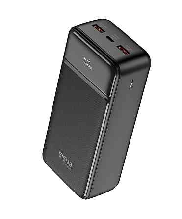 Універсальна мобільна батарея Sigma mobile XPower SI30A4QL 30000mAh Black (4827798787311) Чорний Харьков