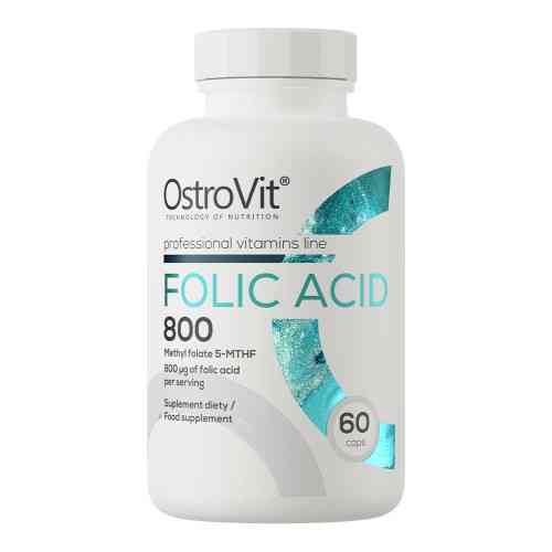 Фолиевая кислота Ostrovit Folic Acid 60caps Луцк