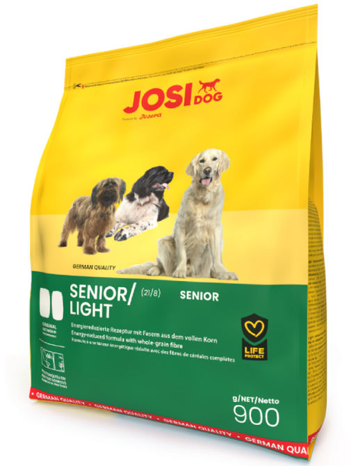 Сухий корм Josera JosiDog Senior/Light (ЙозіДог Сеньор/Лайт) для літніх і малоактивних собак, 900 г Вінниця - фото 1