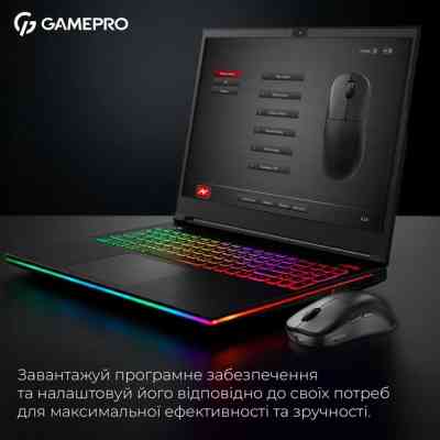 Мишка GamePro Asgard Loki Wireless/USB Black (GM022B) Вінниця
