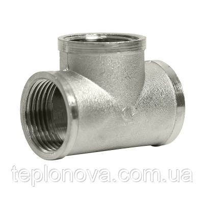 Трійник SOLOMON 1″х1/2″х1″ ВВВ нікель 8202 N Черновцы - изображение 1