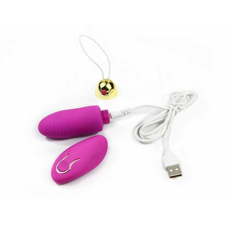 Яркое виброяйцо с Д/У USB - Розовый – Вибраторы Винница - изображение 4