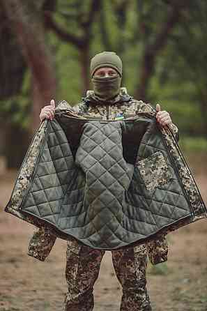 Військова чоловіча зимова куртка Softs Hell +5°С, -20°С мультикам зимова військова куртка з капюшоном WAR Львів