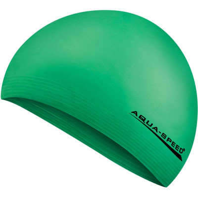 Шапка для плавания Aqua Speed Soft Latex 122-11 5730 зелений Уні OSFM (5908217657305) Винница - изображение 1