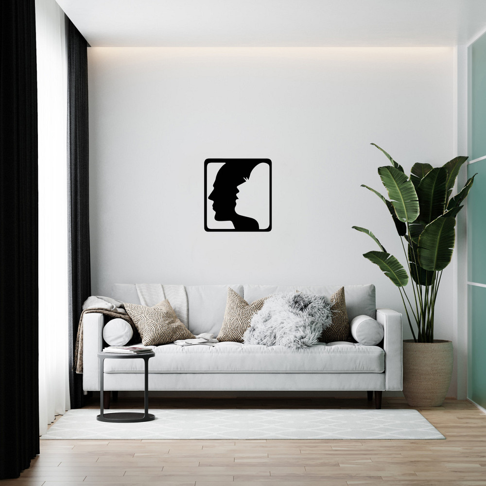 Декоративне настінне панно з дерева - Обличчя Київ - фото 1