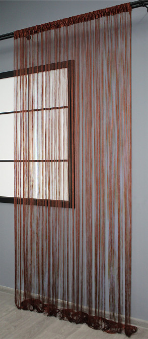 Штори-нитки "Кісея" Коричневий 300х300см 1 шт (61-005) Київ - фото 4