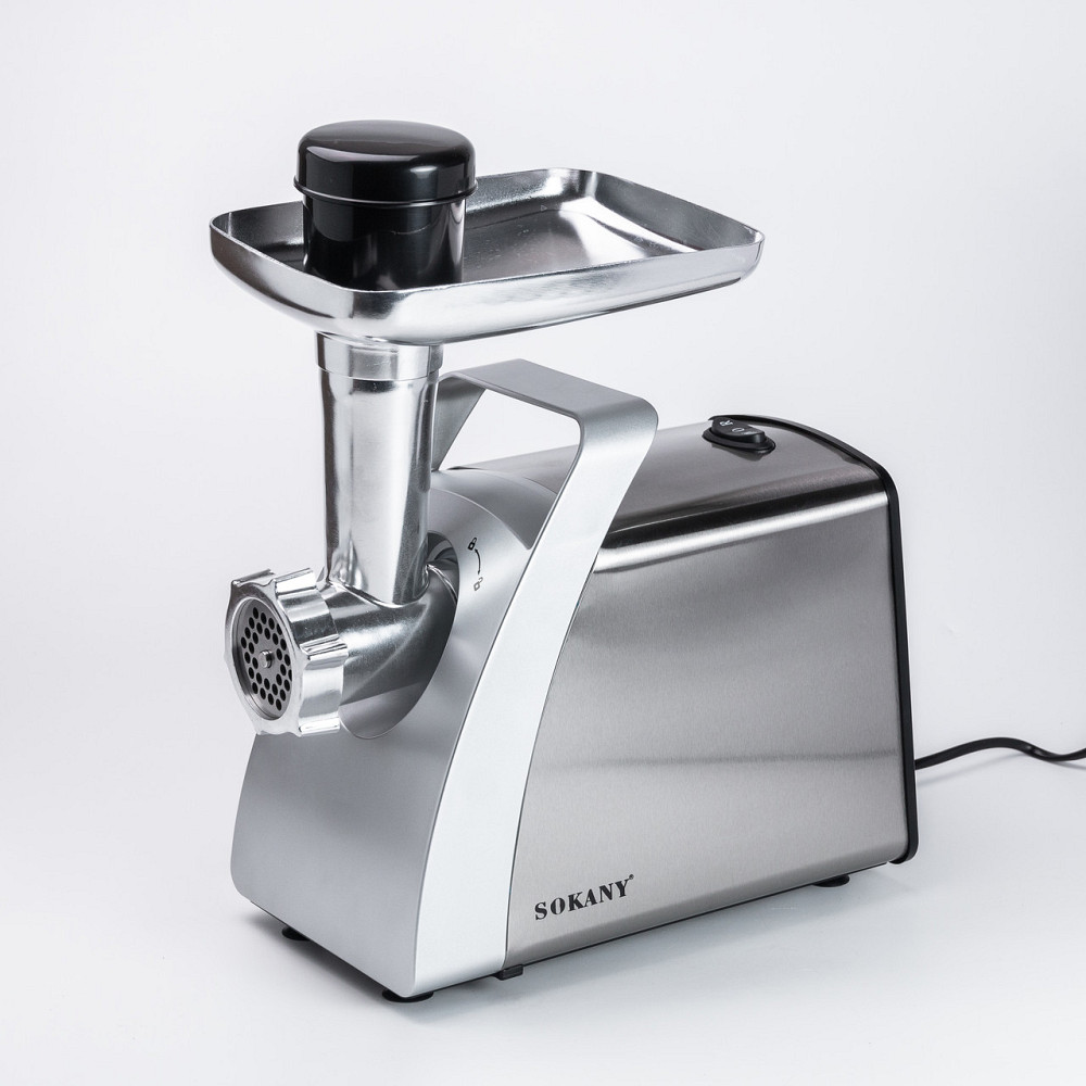 М'ясорубка Sokany SK-06001 електрична 2400 Вт сталь Коломия - фото 2
