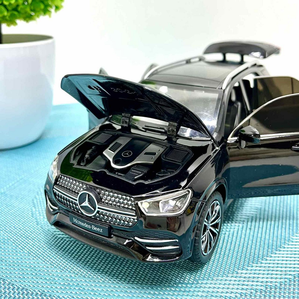 Машина Автосвіт Mercedes інерційна відчиняються двері 20,5 см 1:24 Чорна (AP-2100) Чернігів - фото 6