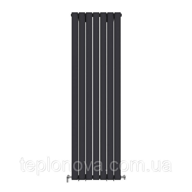 Дизайнерський радіатор 1600/476 (мм) чорний мат IDEALE VITTORIA (універсальне підключення) 12 7/1600/476 Чернівці - фото 1