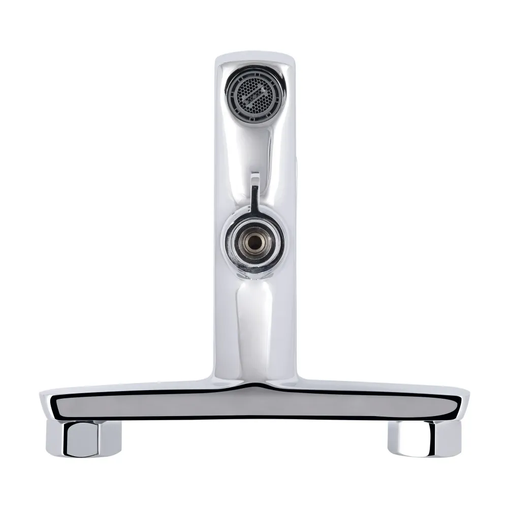 Змішувач для ванни Qtap Tern з душовим гарнітуром QTTER259CRM47586 Chrome Київ - фото 4