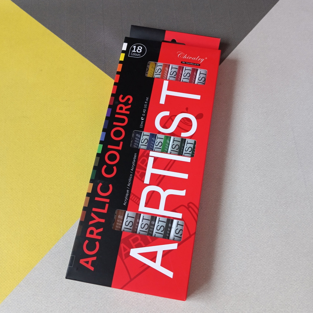Краски акриловые 18*12ml Киев - изображение 1