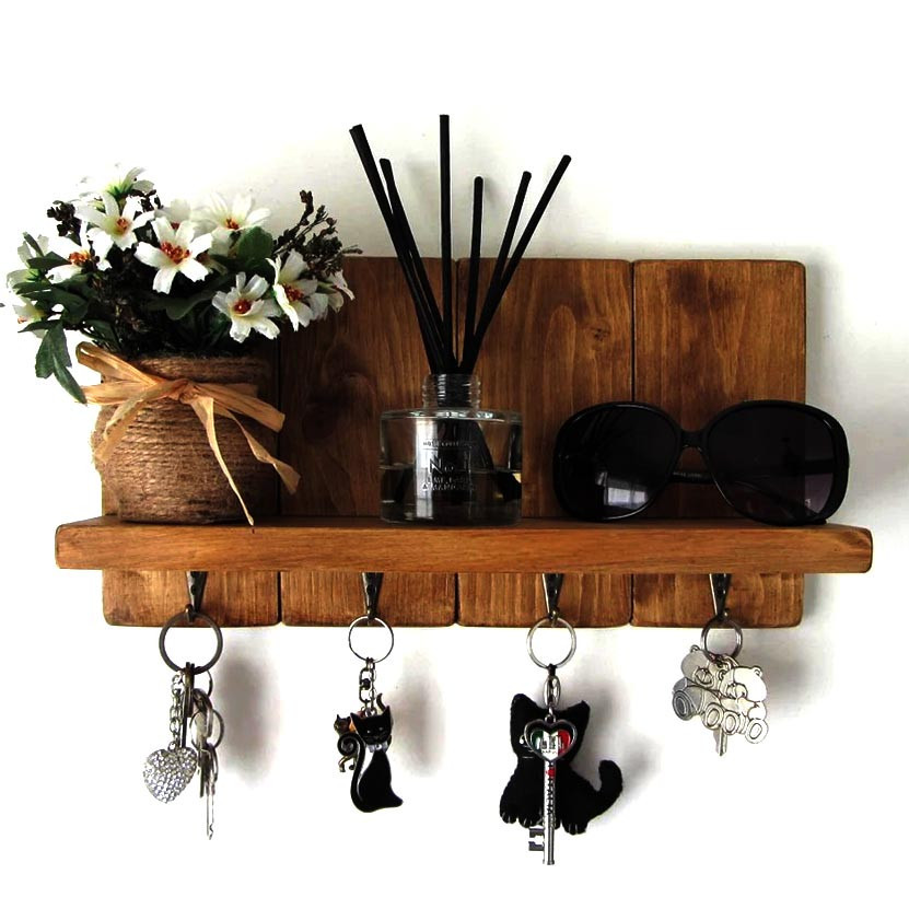 Ключниця дерев'яна "Сеншерн" латте Миколаїв - фото 1