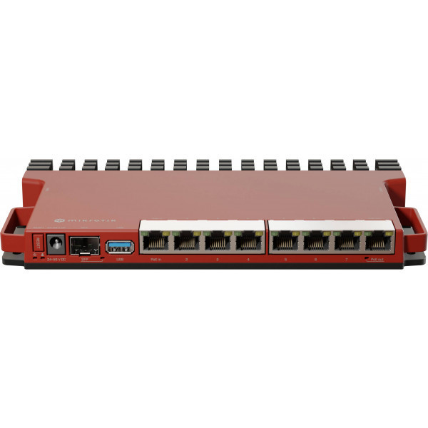 Маршрутизатор Mikrotik L009UiGS-RM, 800MHz CPU, 512 MB RAM, 128MB NAND, 8x1G Ethernet ports, 1xSFP (2. Київ - фото 1