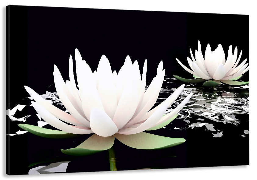 Картина холст в гостиную / спальню  Лотос      MLP_82 80х160см Киев - изображение 1