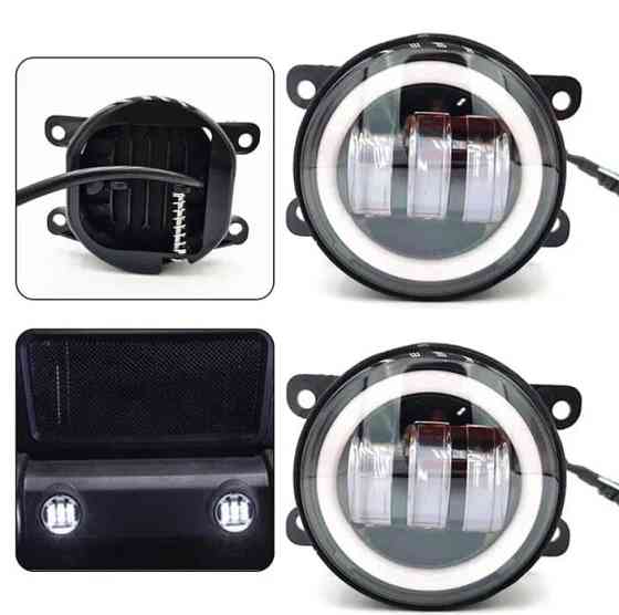 Комплект противотуманных LED фар StarLight SB-350+DRL D=90мм белый свет (Renault, Citroen, Ford, Mitsubishi, Opel, Peugeot, Харьков