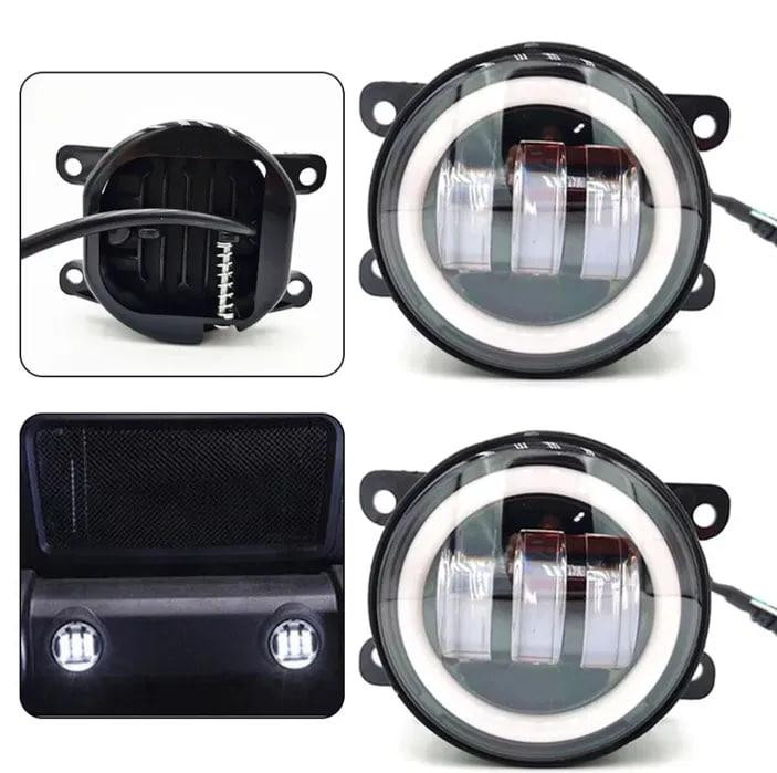 Комплект протитуманних LED фар StarLight SB-350+DRL D=90мм біле світло (Renault, Citroen, Ford, Mitsubishi, Opel, Peugeot, Subaru) Харків - фото 4