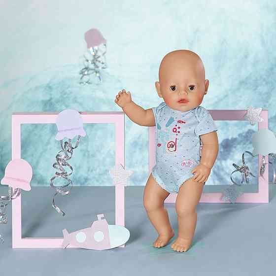 Одяг для ляльки BABY born - Боді S2 (блакитне) Дніпро