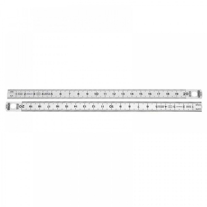 Лінійка Stanley 1-35-522 200 мм х 13 мм х 0.5 мм Коломия - фото 1