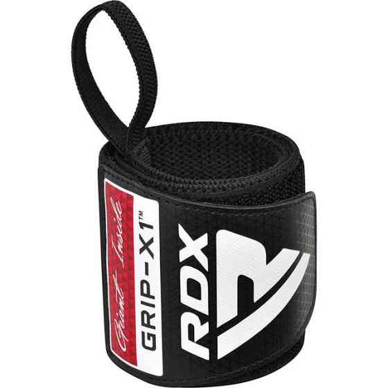 Бинти для зап'ястя (кистьові бинти) RDX GYM WRIST WRAP R11 BLACK/WHITE Кам'янське