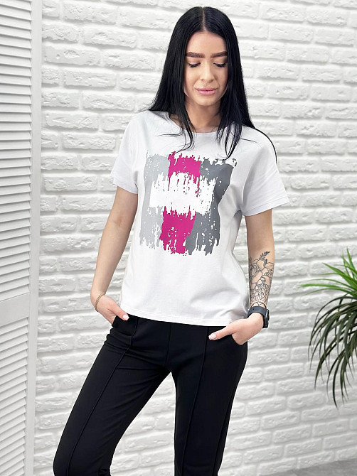 Летний костюм с укороченными штанами 