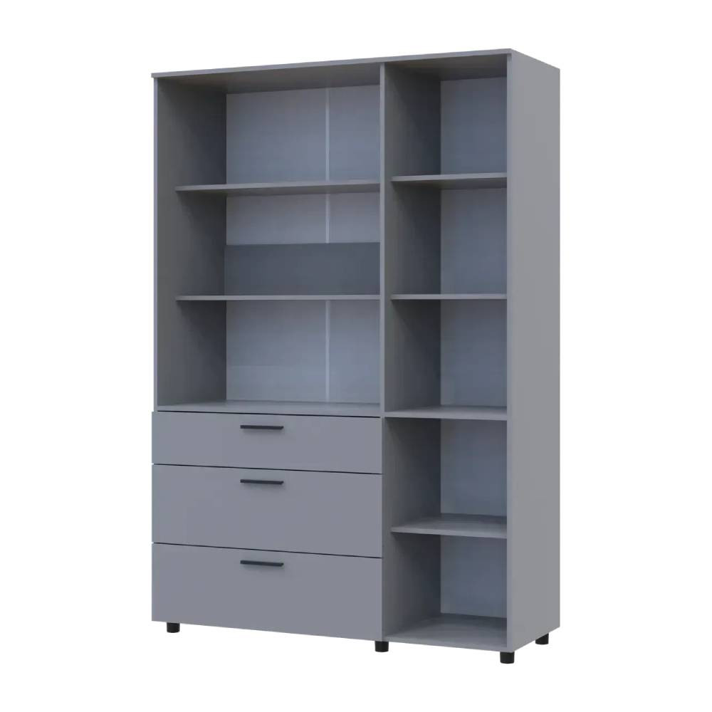 Шкаф для одежды Doros Торн Серый 3 ДСП/3Ш (полки) 135х51.6х200 (DRS-012064) Львов - изображение 6