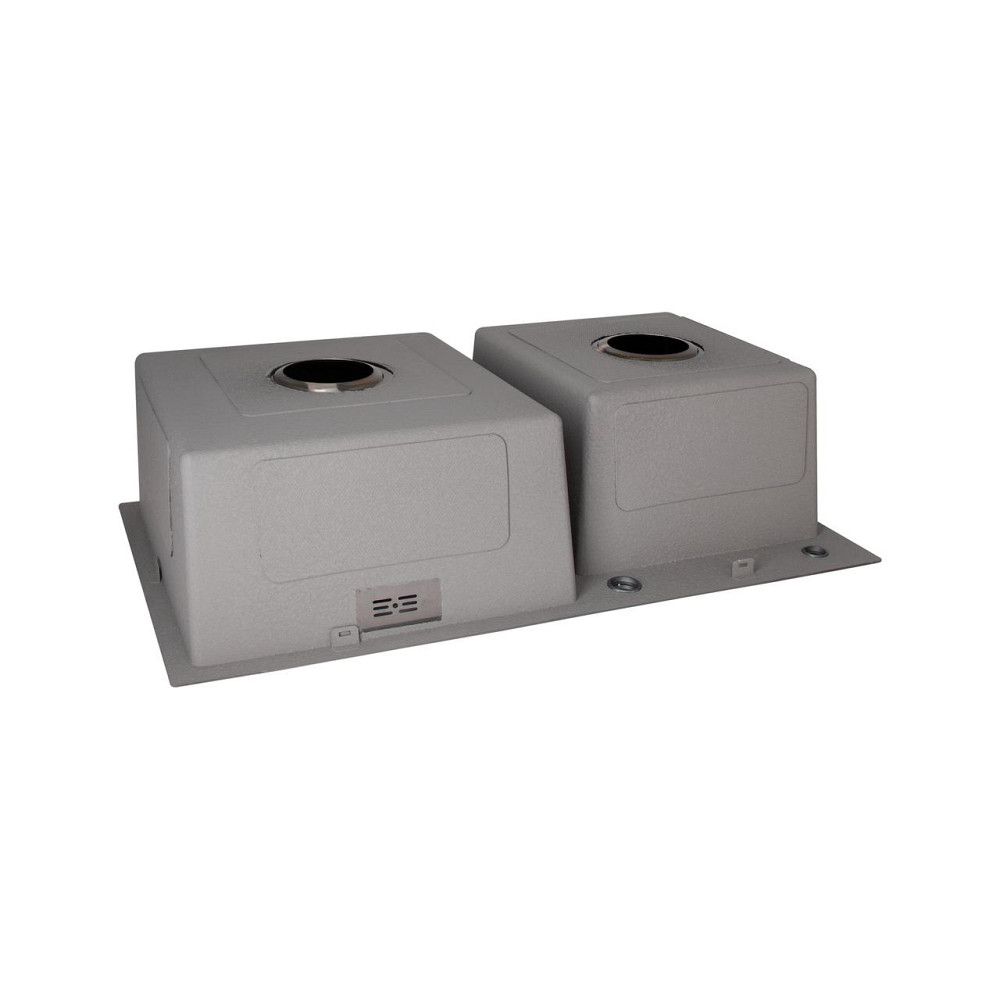 Мийка для кухні з двома чашами інтегрована Lidz Handmade H7843 (LDH7843BPVD45586) Brushed Black PVD 3,0/1,0 мм Київ - фото 5