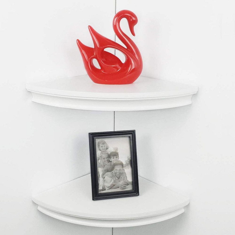 Кутова настінна полиця "Плата" зефір Миколаїв - фото 2