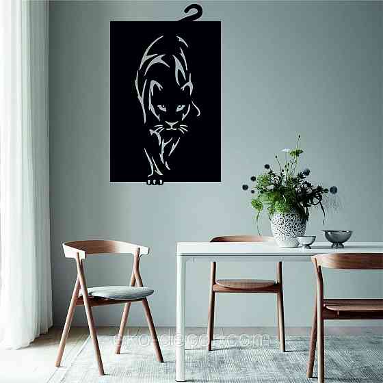 Декоративное настенное Панно «Пантера», Декор на стену Киев