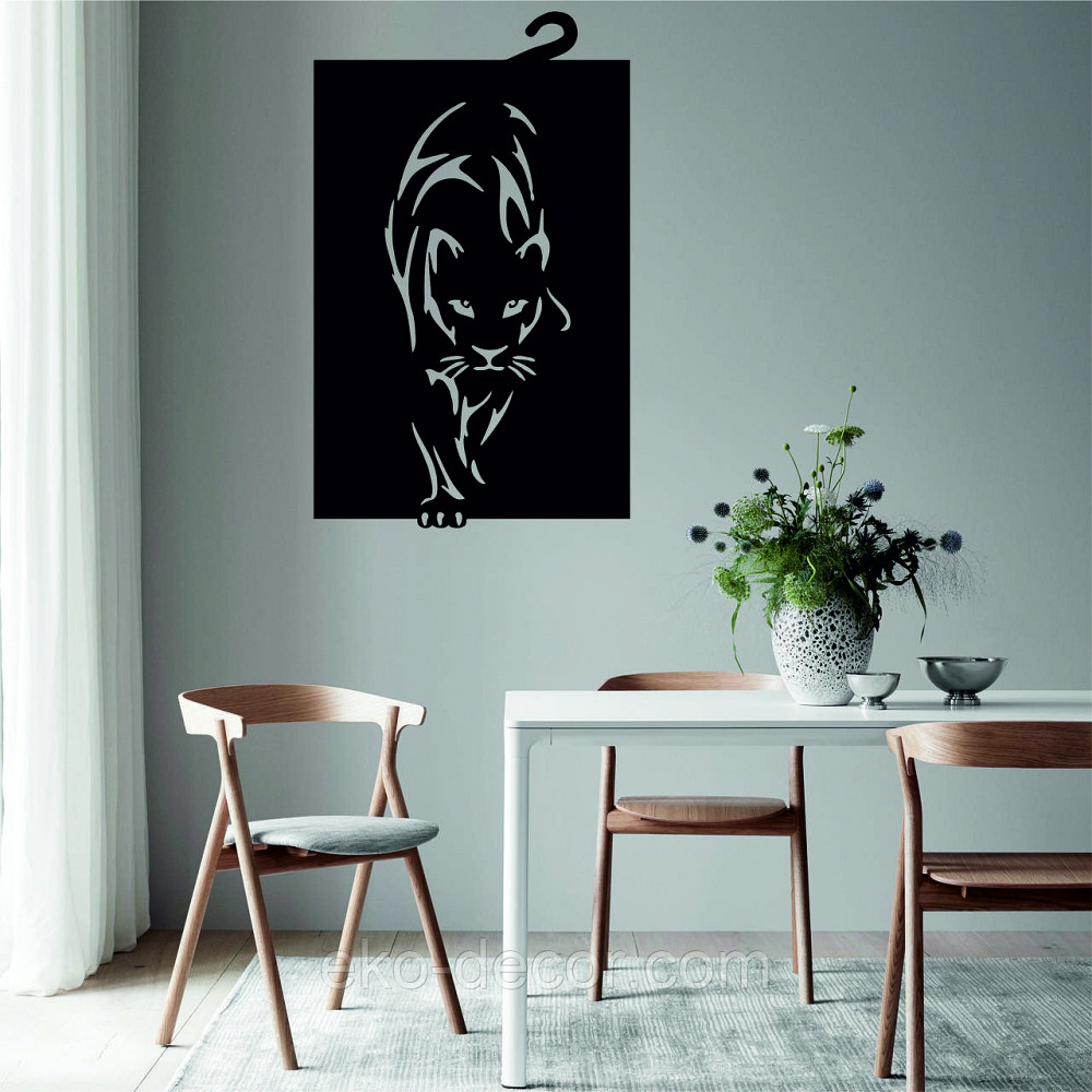Декоративне настінне Панно «Пантера», Декор на стіну Київ - фото 1