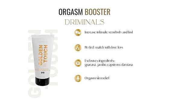 Лубрикант для клитора Driminals Golden Touch Booster усиливающий оргазм, 30 мл Sex Aura Киев